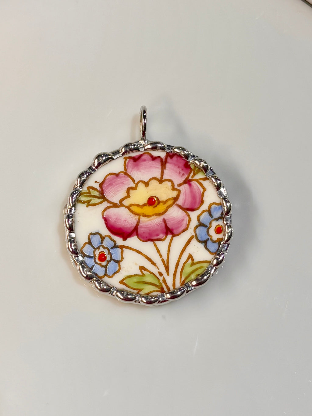 Pink & Blue Floral