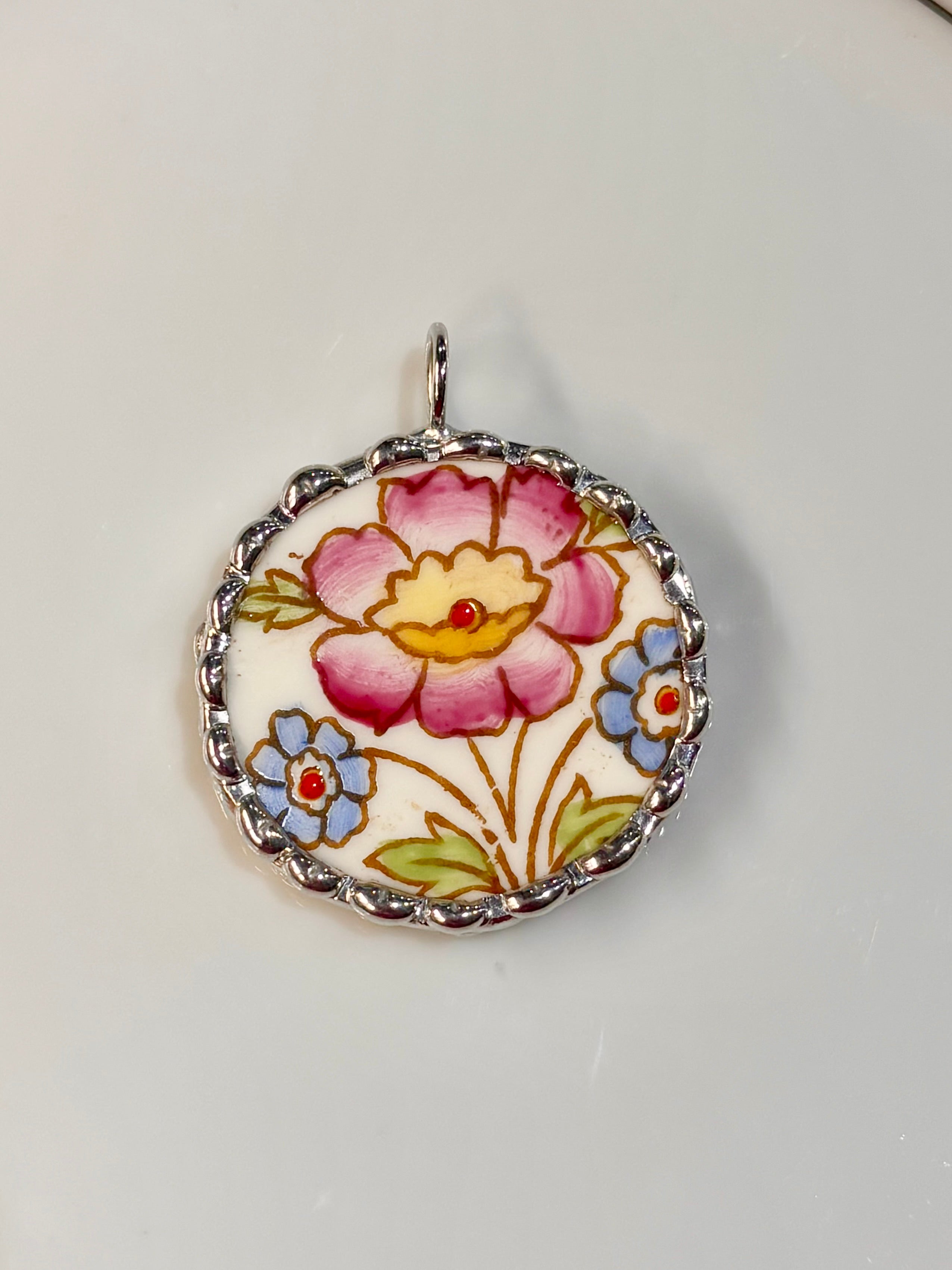 Pink & Blue Floral