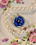 Vintage Blue Ridge Blue Flower 1