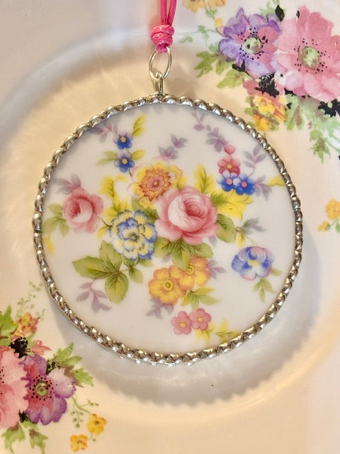 Pretty in Pink, Blue, & Yellow Floral