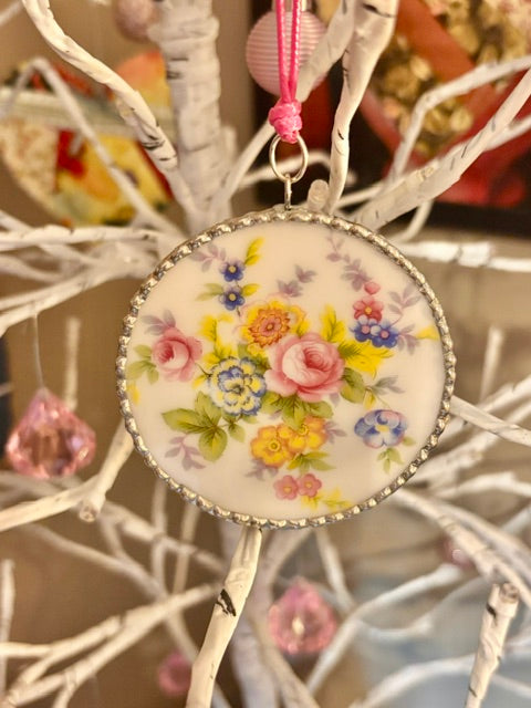 Pretty in Pink, Blue, & Yellow Floral