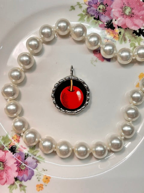 Circle Cherry Pendant