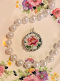 Pink & White Floral